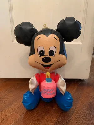 Vintage Mickey Mouse Blow up Toy