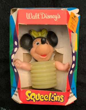Vintage Mickey Mouse "Sqeekins" Toy