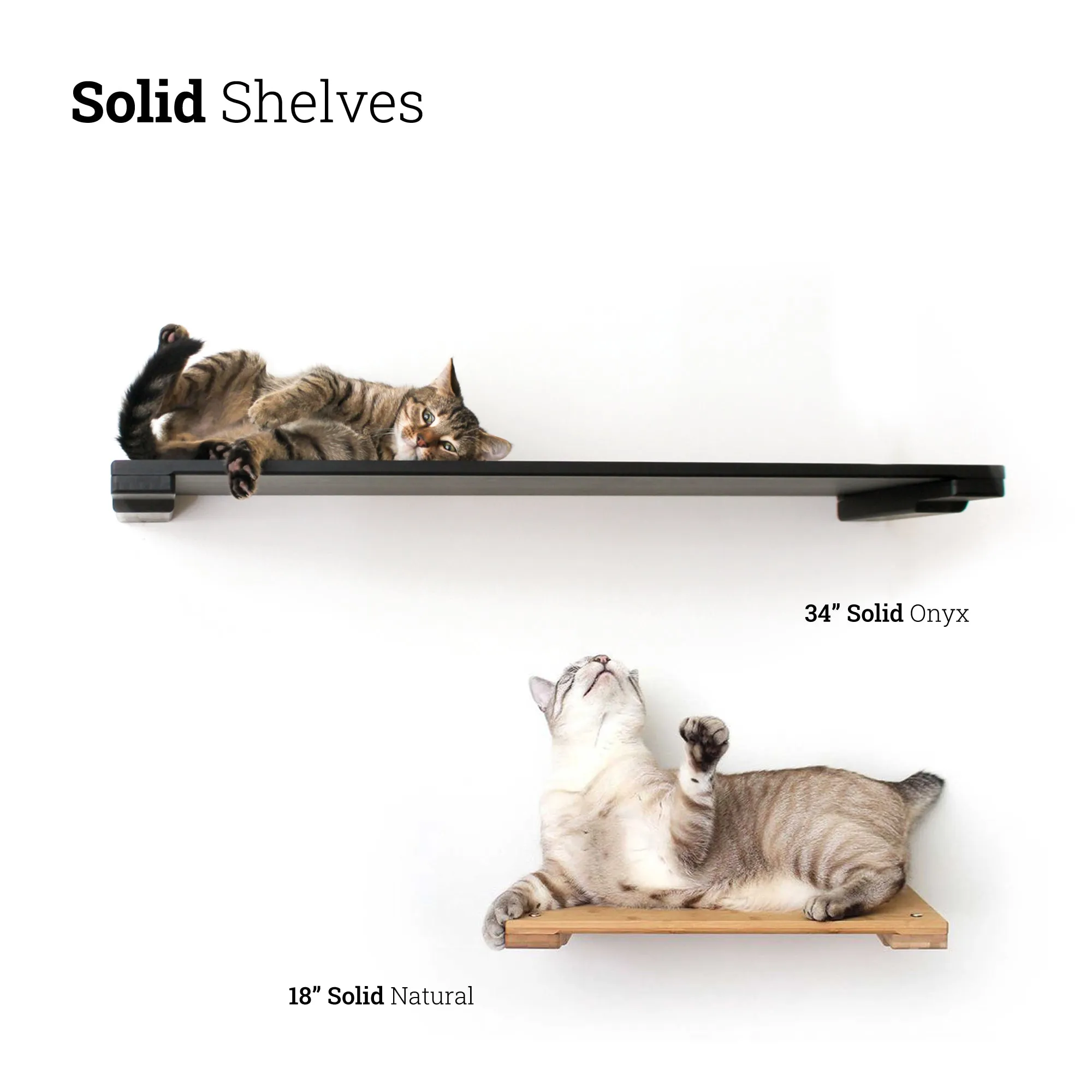 Wall-Mounted Cat Shelf