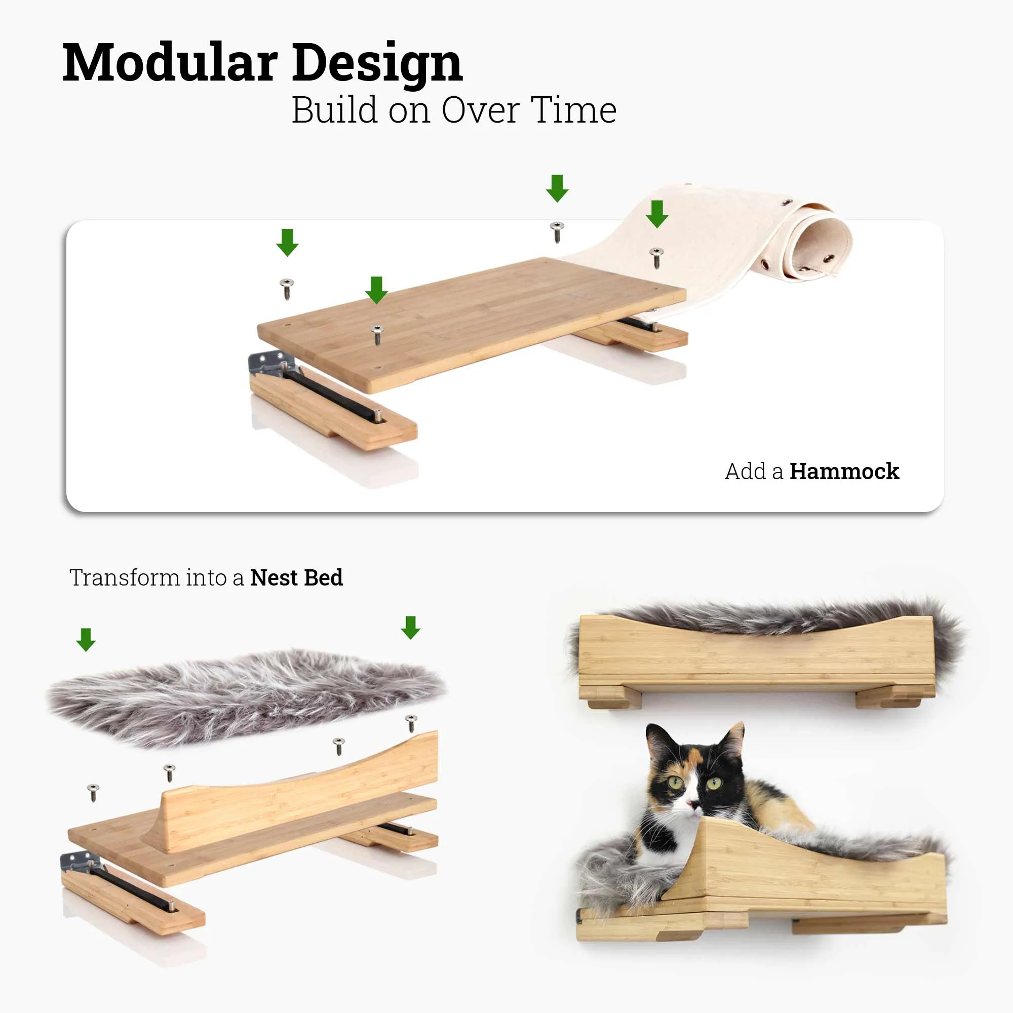 Wall-Mounted Cat Shelf