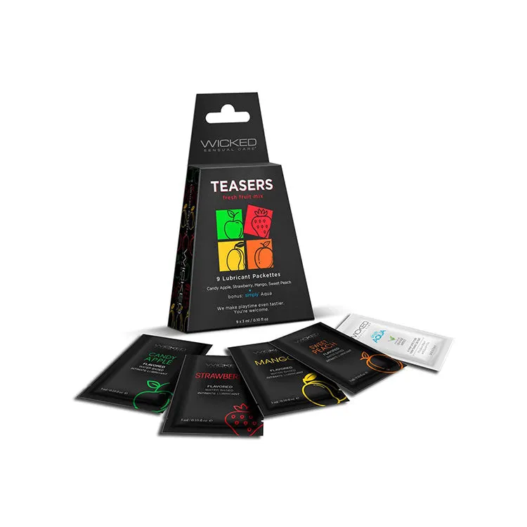 Wicked Teaser Fresh Fruit Lubricant Taster Set