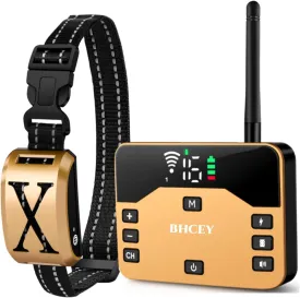 Wireless Dog FenceElectric Dog Fence Wireless System & Training Collar,2-in-1 Wireless Safe Dog Boundary,Adjustable Pet Containment Fence System,Rechargeable Collar for Dogs. (for 1 Dog)