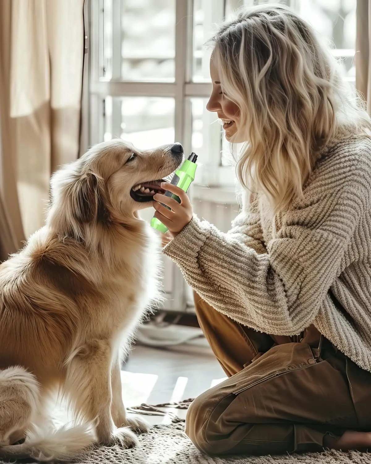 YABIFE 7-Speed Pet Nail Grinder with Light  Heavy Duty, Whisper Quiet Nail Trimmer for Dogs, Cats, Birds & Small Animals  Single-Handed Operation