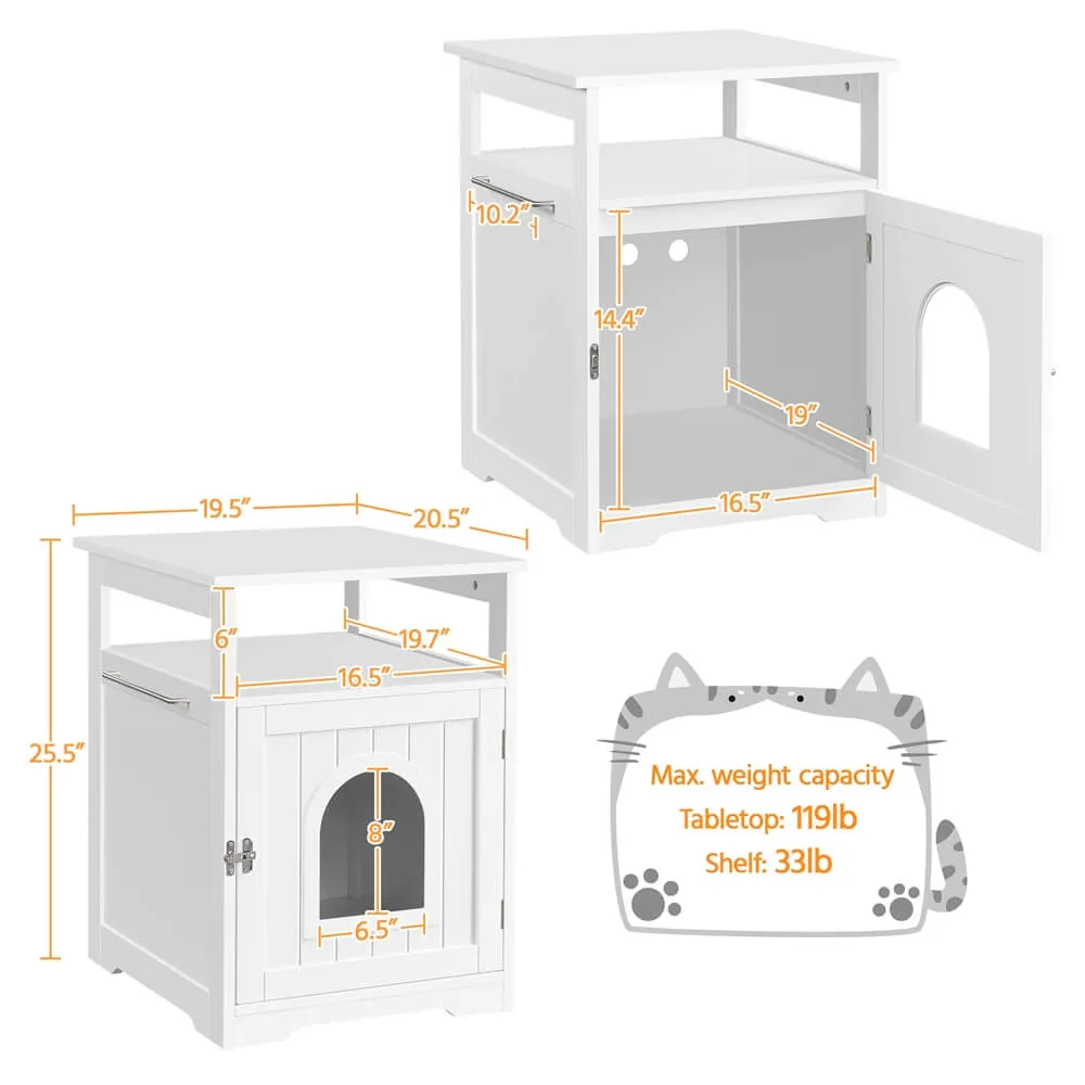 Yaheetech Cat Litter Box Enclosure
