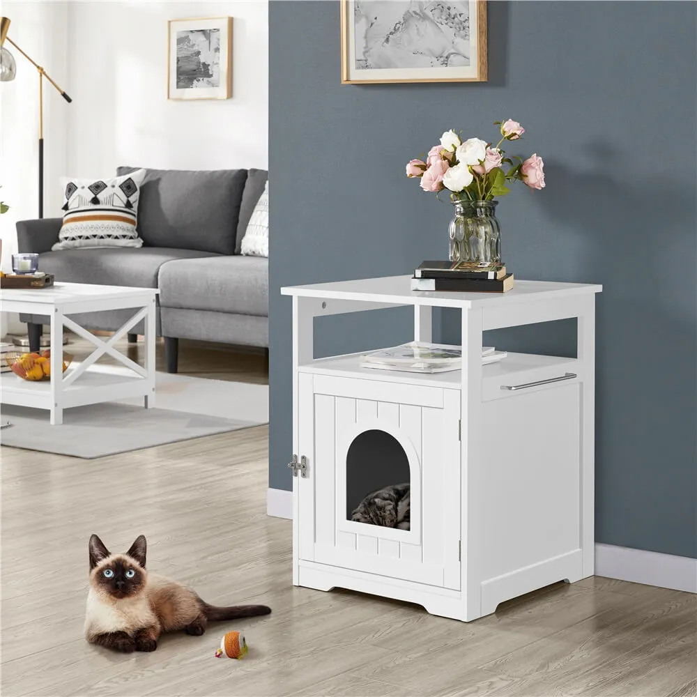 Yaheetech Cat Litter Box Enclosure