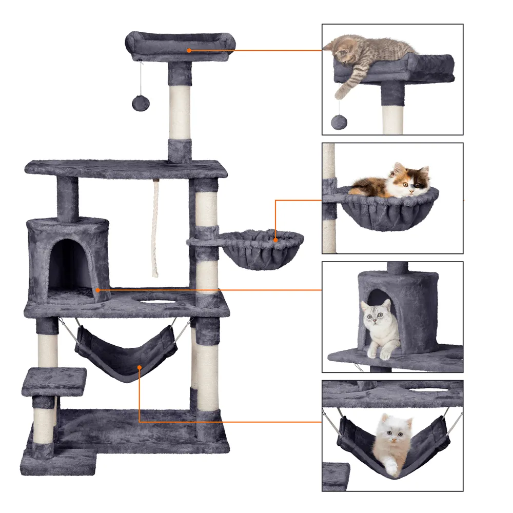 Yaheetech Cat Tree 62 Inch
