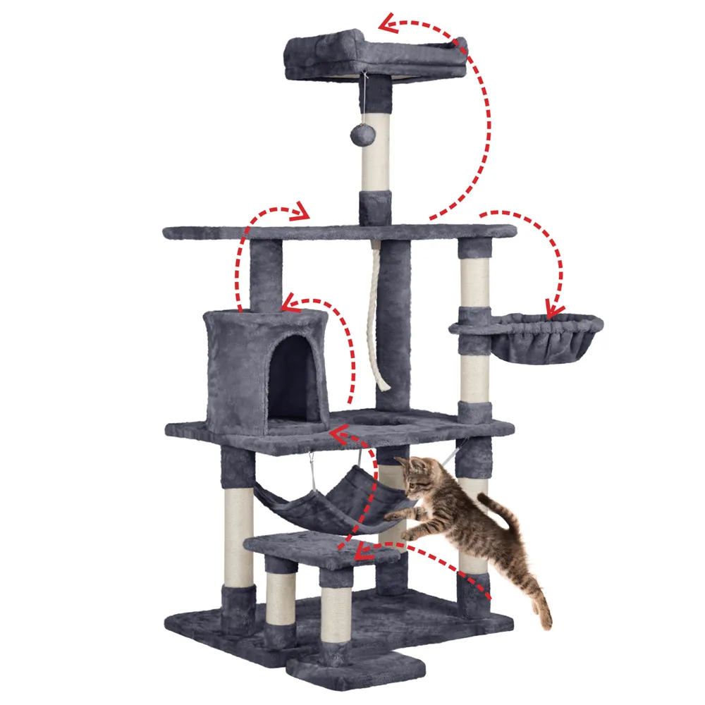Yaheetech Cat Tree 62 Inch