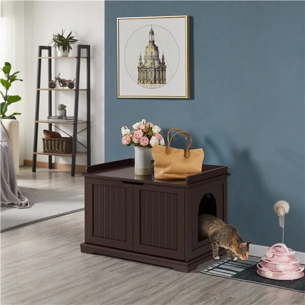 Yaheetech Pet Litter Box Enclosure